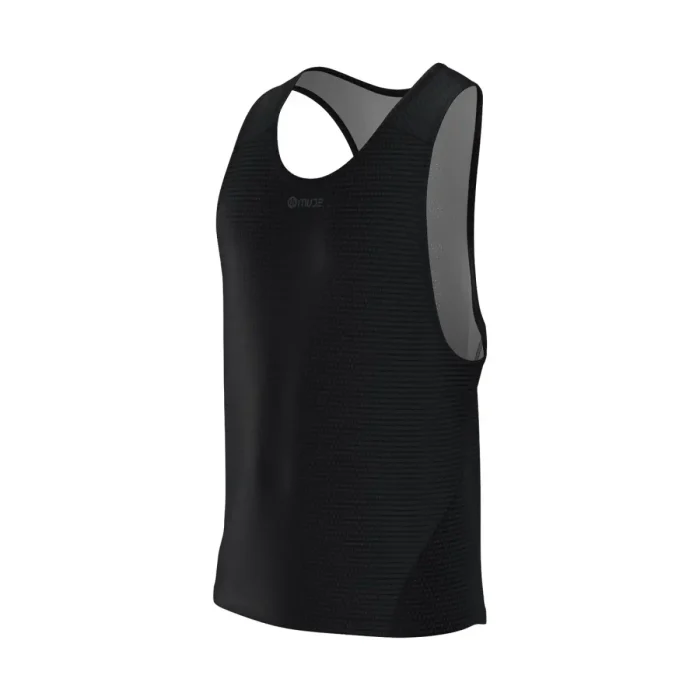 Áo Ba Lỗ Nam MARATHON Ebony