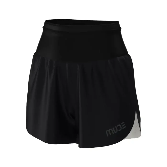 Quần Short Nữ Inseam 5cm Kèm Lót Trong ELAST 360 Ebony