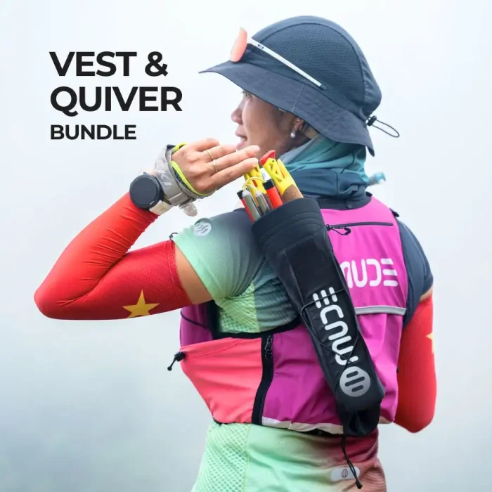 Bundle Vest TRACK 9L + Túi đựng gậy FLY