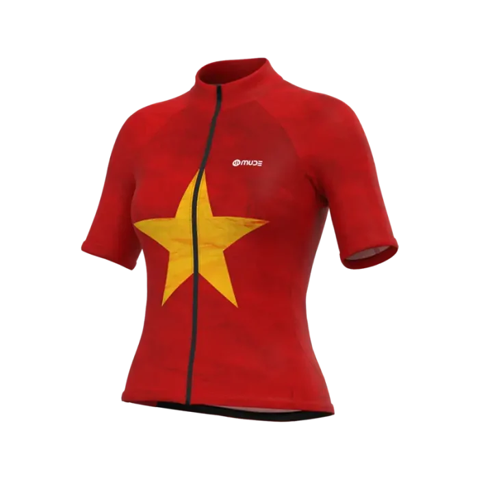 Áo đạp xe nữ Việt Nam