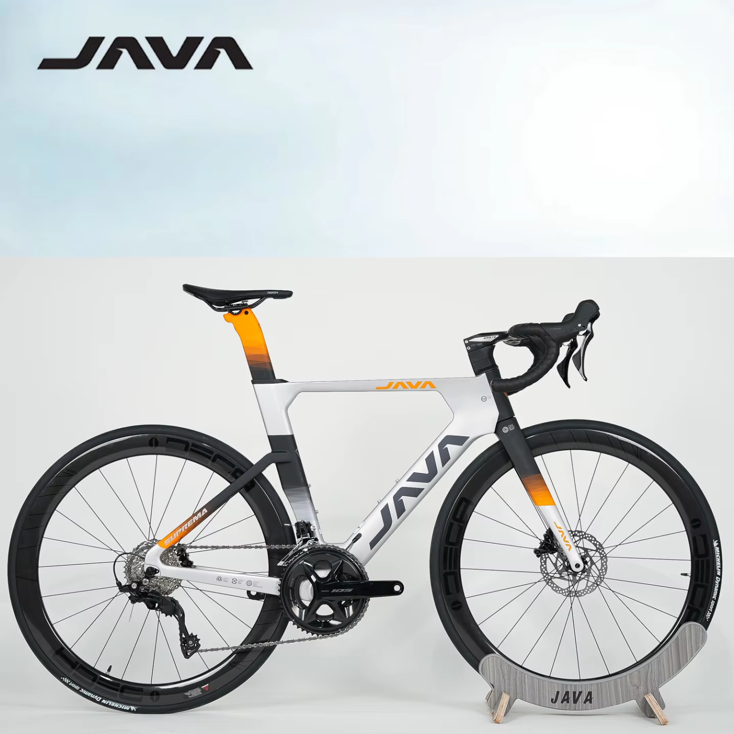 Xe đạp đua Java Suprema Carbon 8.7kg Shimano 7120 phanh đĩa thủy lực 24 tốc độ Xe đạp đua Carbon