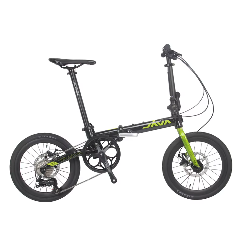 Xe đạp gấp Java X2 Mini Khung đĩa Fixed Gear Club Folding City 9 tốc độ Xe đạp đường trường BMX dành cho người lớn