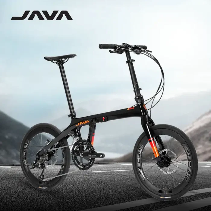Xe đạp gấp Java ARIA CB khung sợi carbon 18S phanh đĩa thủy lực 18 tốc độ 20 inch 406 BMX dành cho nam nữ