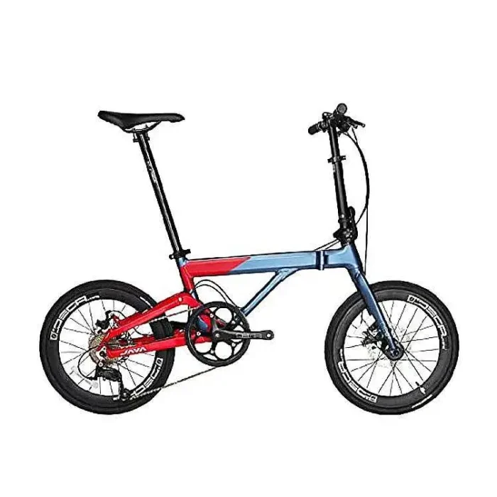 Xe đạp gấp Java Neo 9s 23lb hợp kim nhôm nhẹ 20 inch 9 tốc độ có bánh xe tháo lắp nhanh Shimano và bộ giảm xóc
