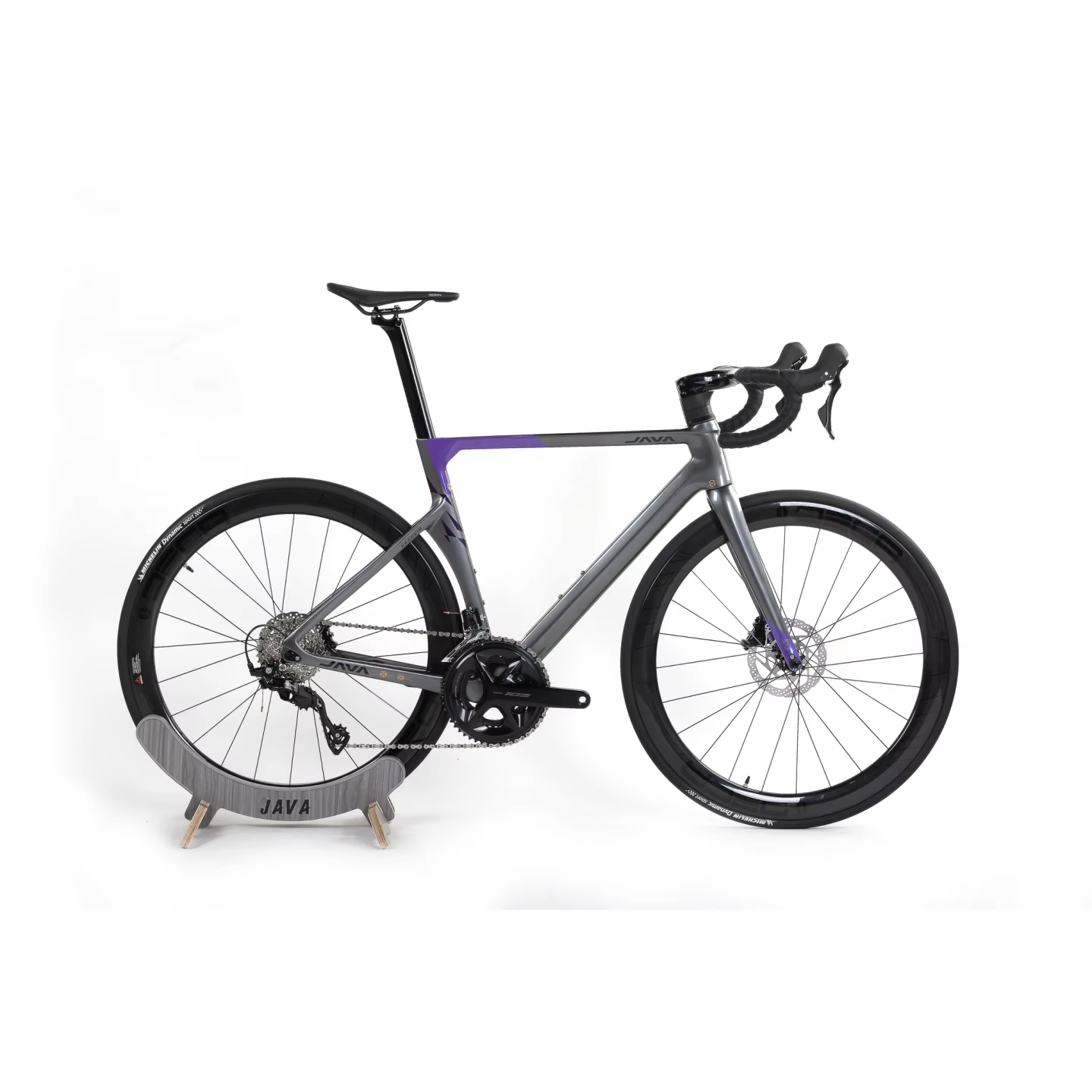 Xe đạp địa hình Java Vesuvio 24S Shimano 7120 phanh đĩa thủy lực đi làm ngoài trời bằng sợi carbon