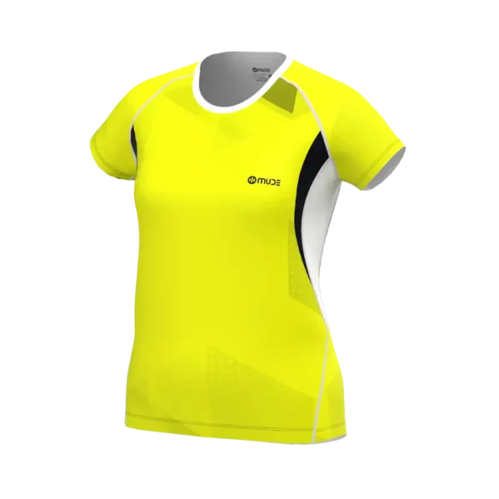 Áo chạy bộ ngắn tay nữ NEOXX Yellow
