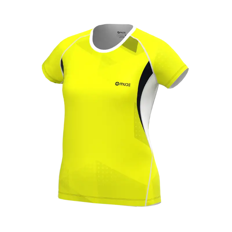 Áo chạy bộ ngắn tay nữ NEOXX Yellow