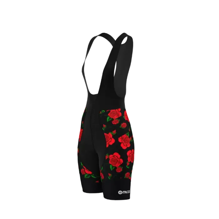 Quần Sorts Yếm Đạp Xe Nữ Red Roses