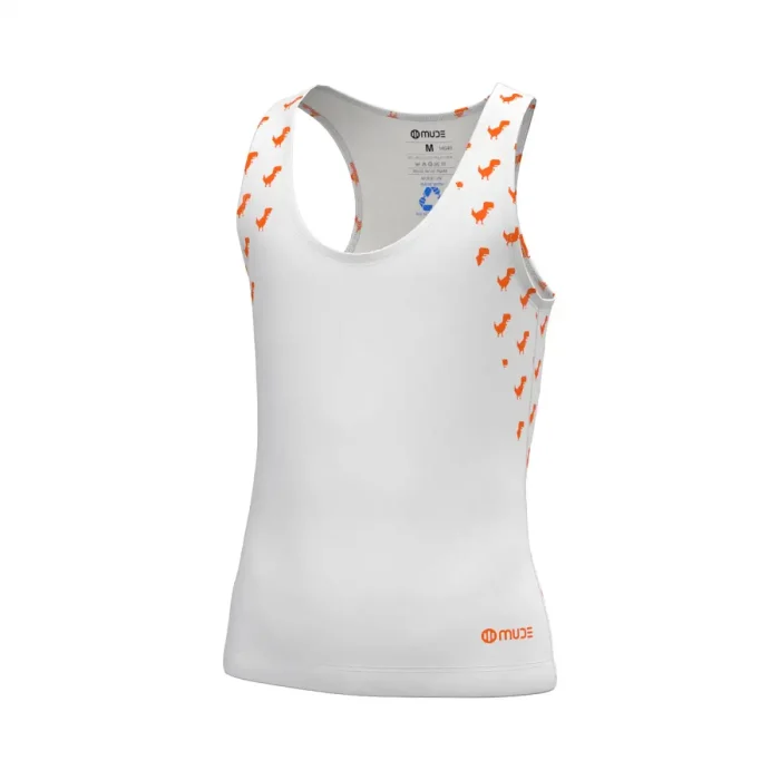 Áo chạy ba lỗ Tank Top cho bé gái Dino Dash