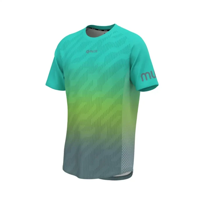 Áo Thun Chạy Bộ Tay Ngắn Nam Vein Green