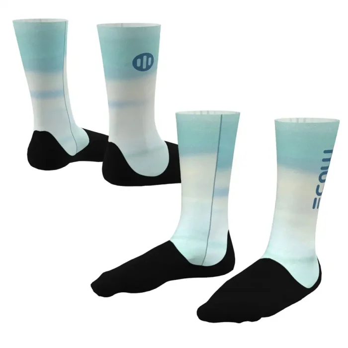Vớ Đạp Xe AERO Quarter Crew Waves