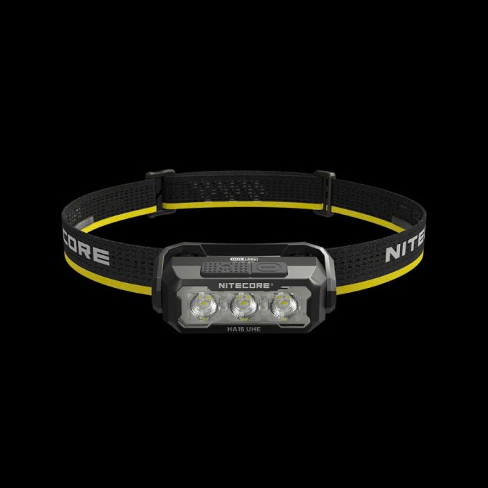 Đèn đội đầu NITECORE HA15 UHE – 400 lumen, dùng pin AA, siêu nhẹ 43g